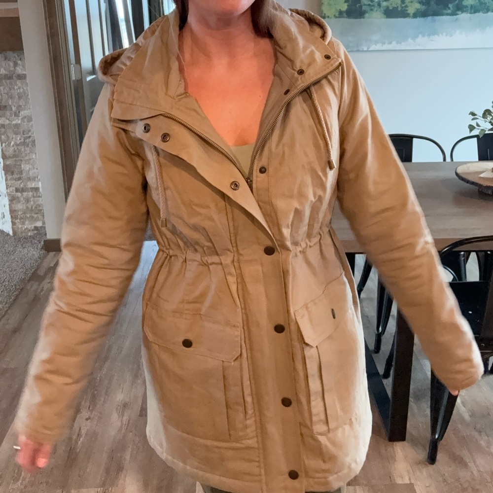 Natural Reflections Beige Utility Jacket